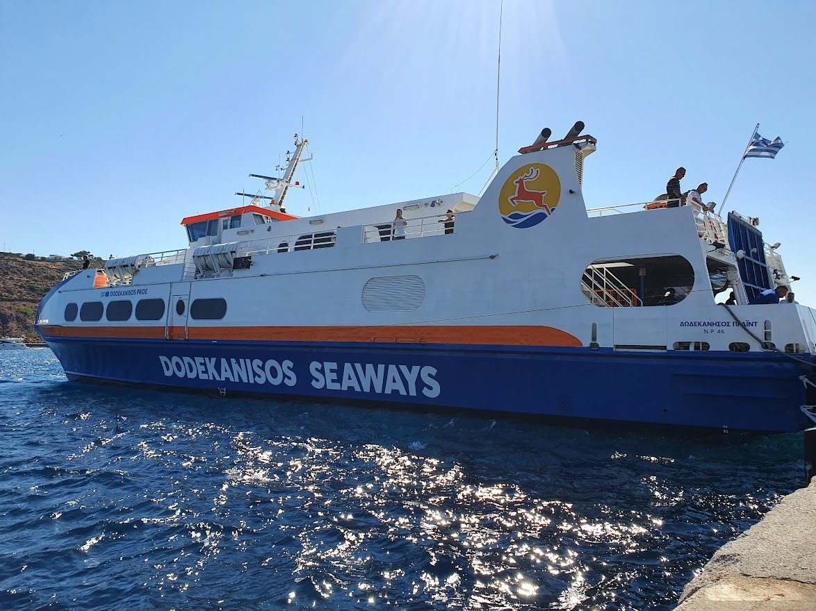 A Dodecanese Seaways ferry