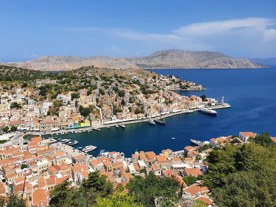 Taking ferries to the Greek islands