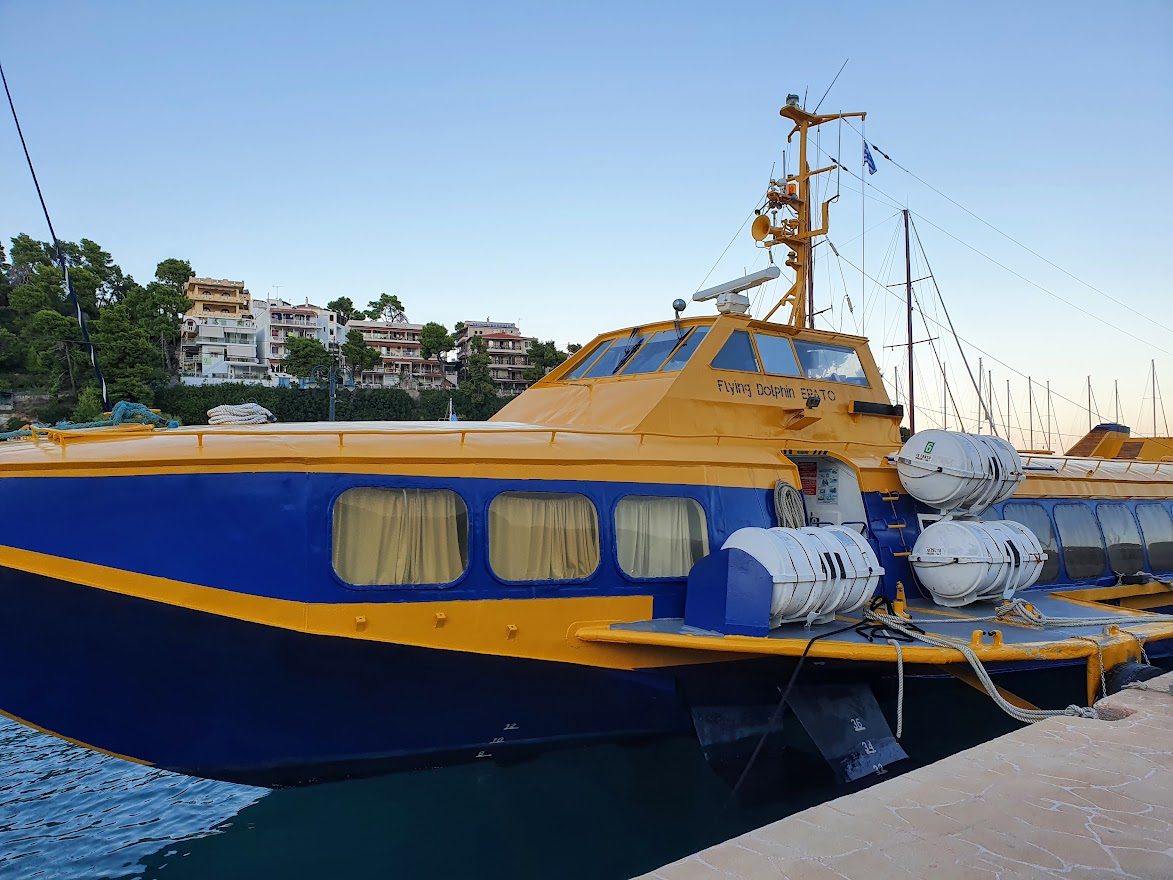 Aegean flying dolphins boat in alonissos