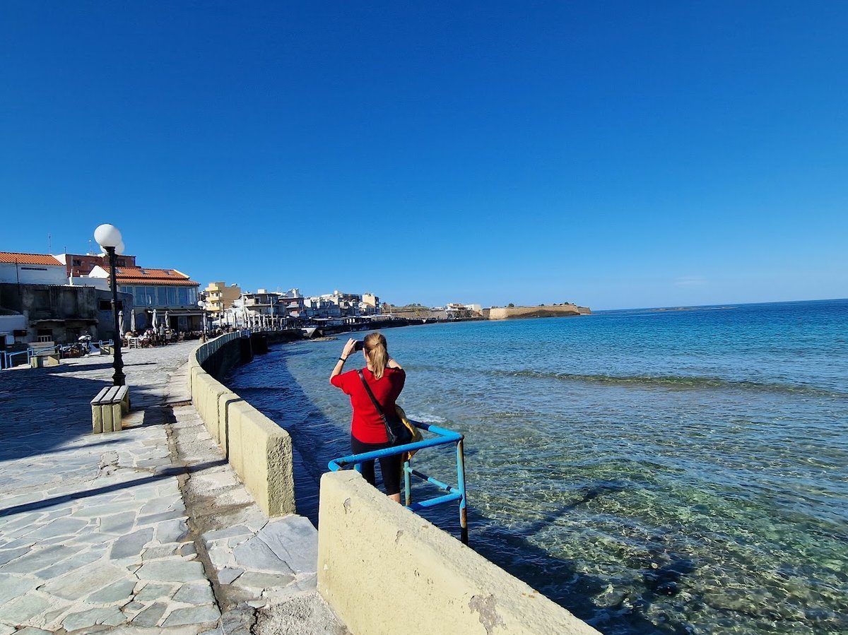 Chania in January is very quiet, but the weather is sunny sometimes