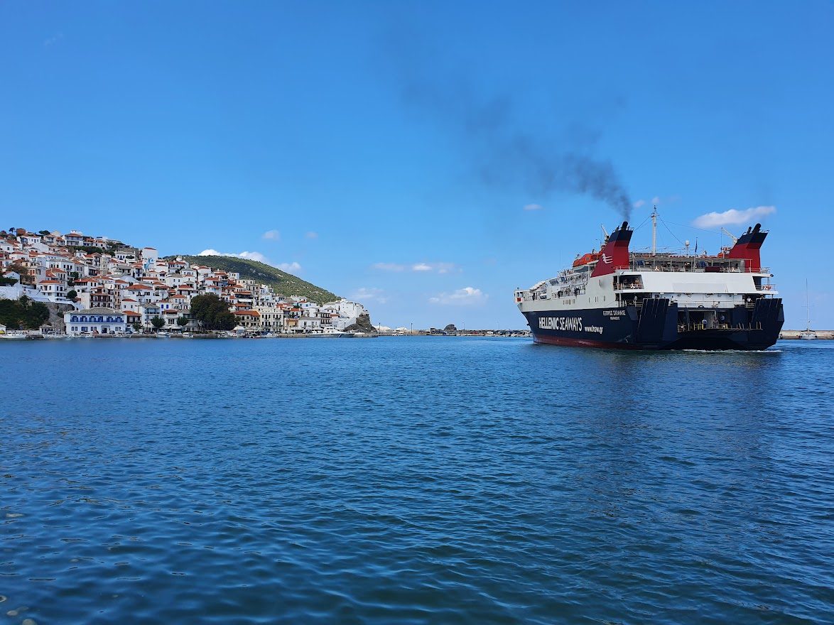Greek islands nearby to skopelos island in greece