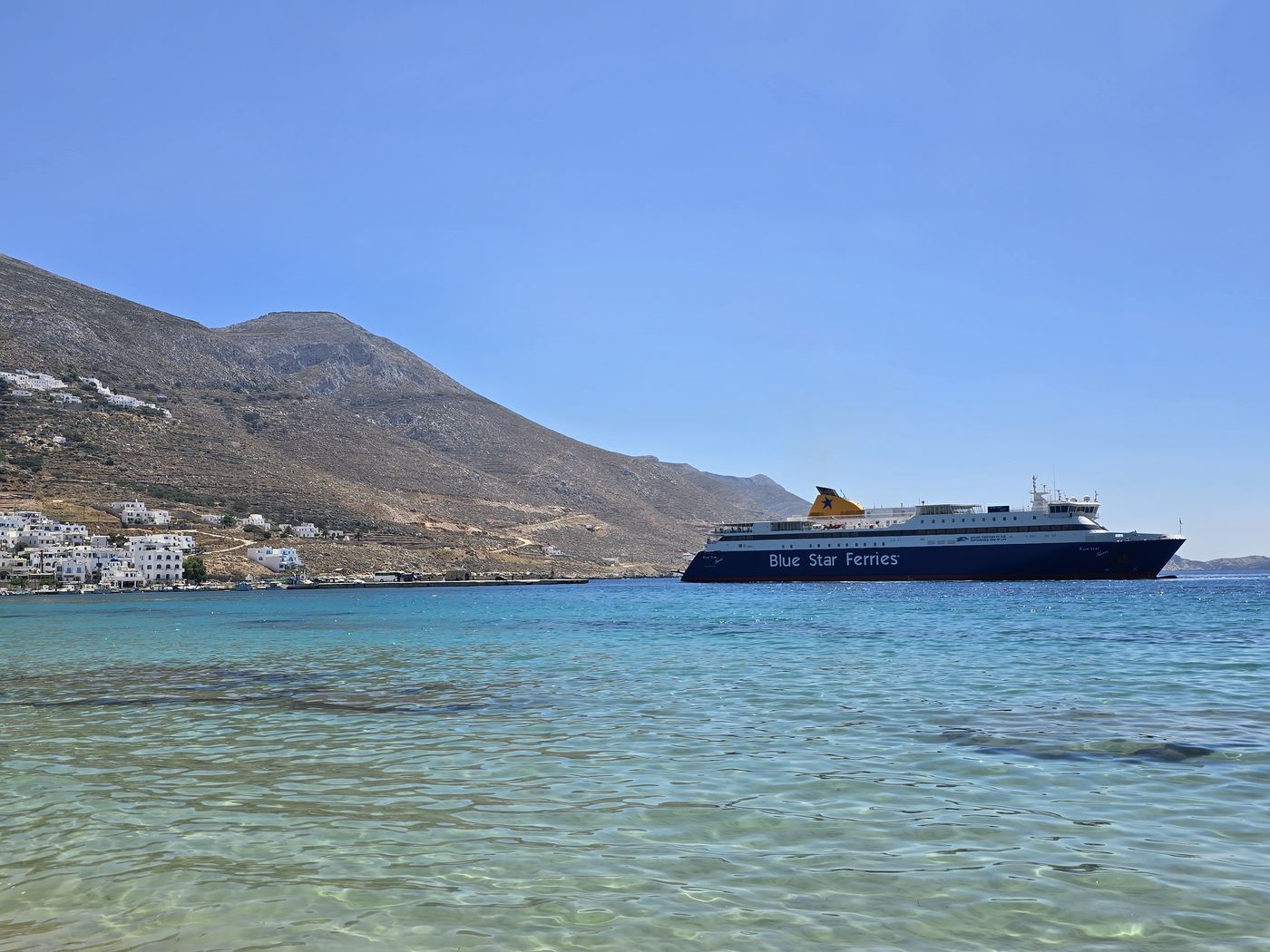 Egiali ferry port