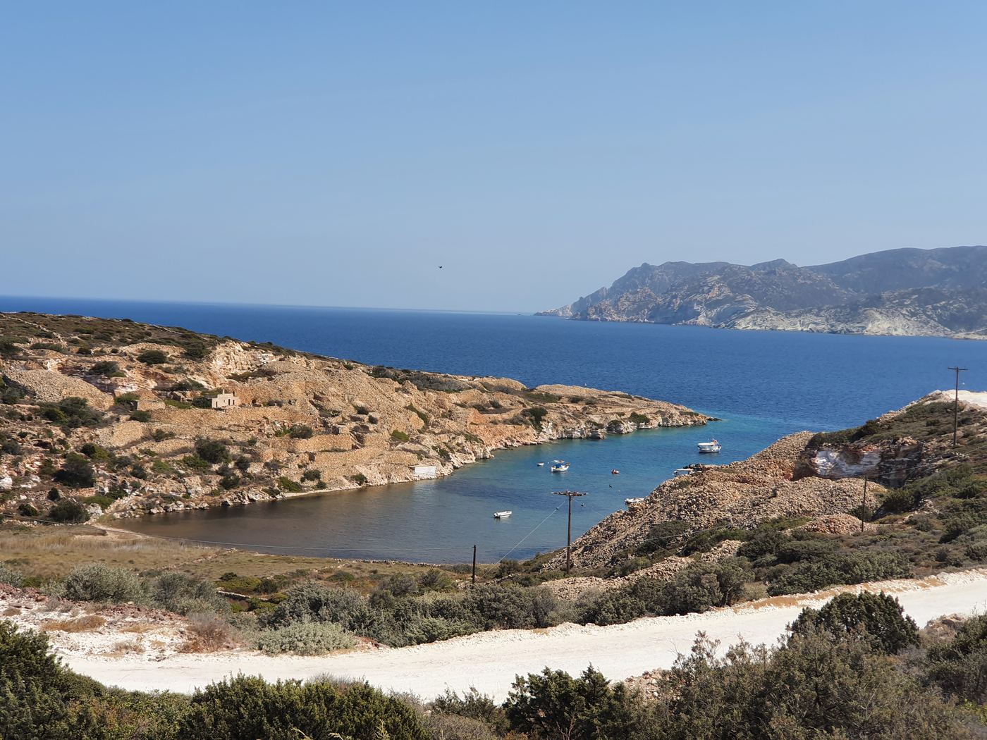 Kimolos ferry port