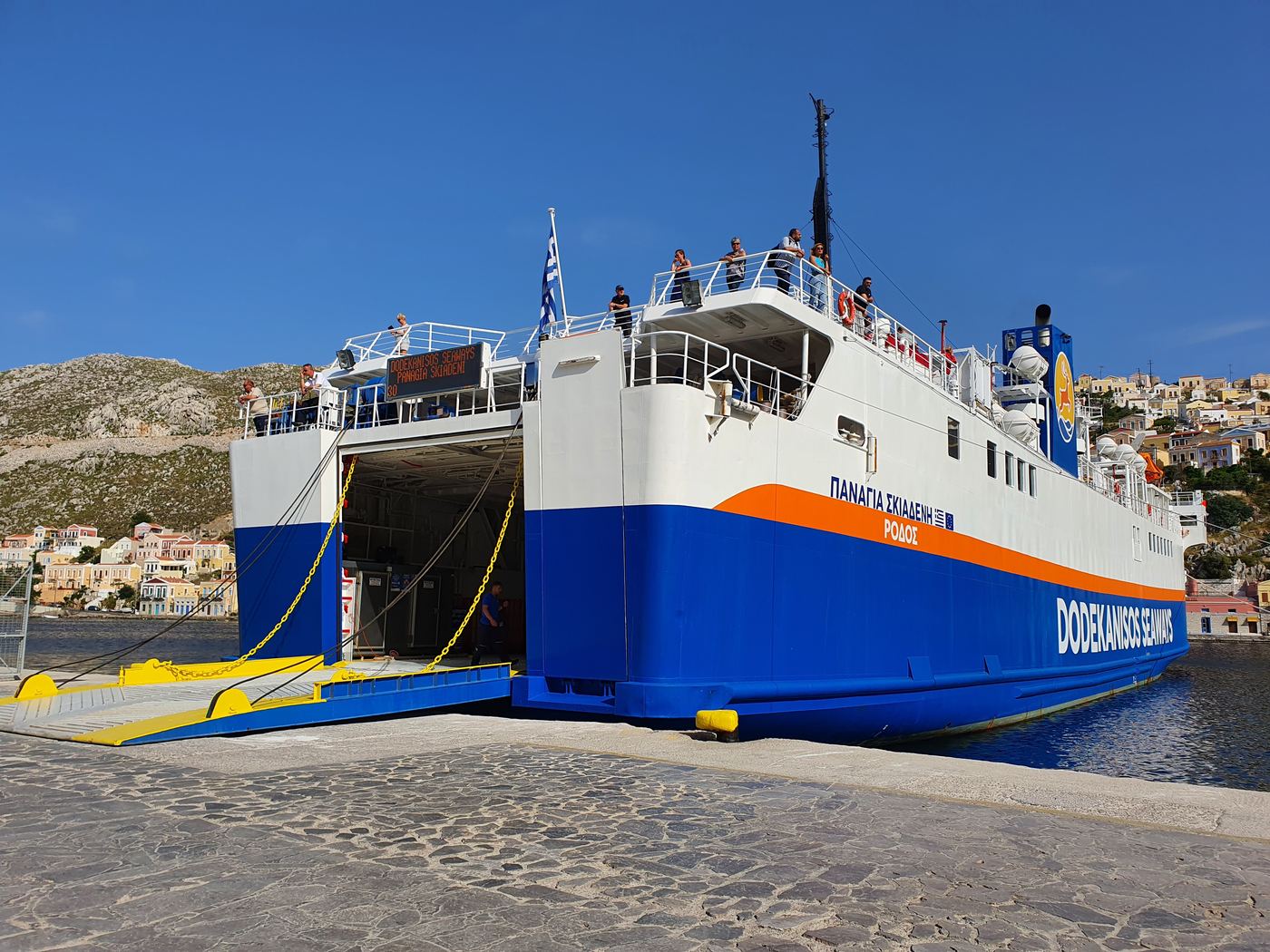 Symi ferry port
